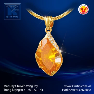 Mặt Dây Chuyền Vàng Tây 14K