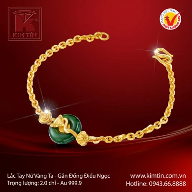 Lắc tay nữ Vàng 24K