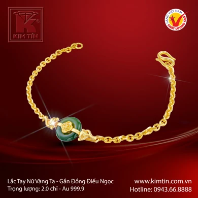 Lắc tay nam Vàng 24K