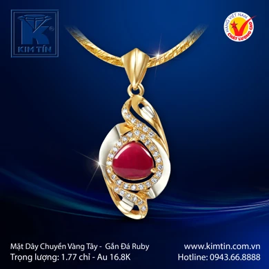 Mặt dây chuyền Vàng tây 16.8K 