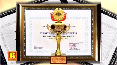 KIM TÍN - GIẢI THƯỞNG THƯƠNG HIỆU ĐẲNG CẤP UY TÍN
