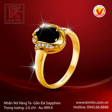 Nhẫn Nữ Vàng 24K